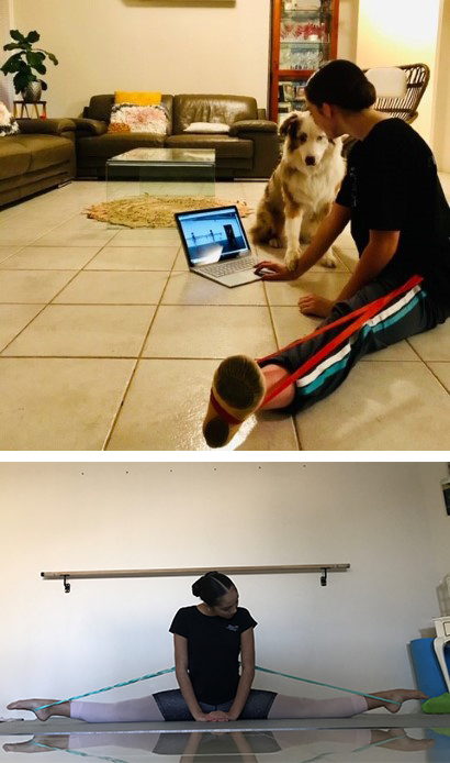 On dance classes from home