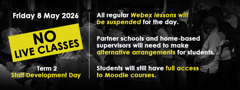 School Development Day | Friday 8 May, No Live Lessons