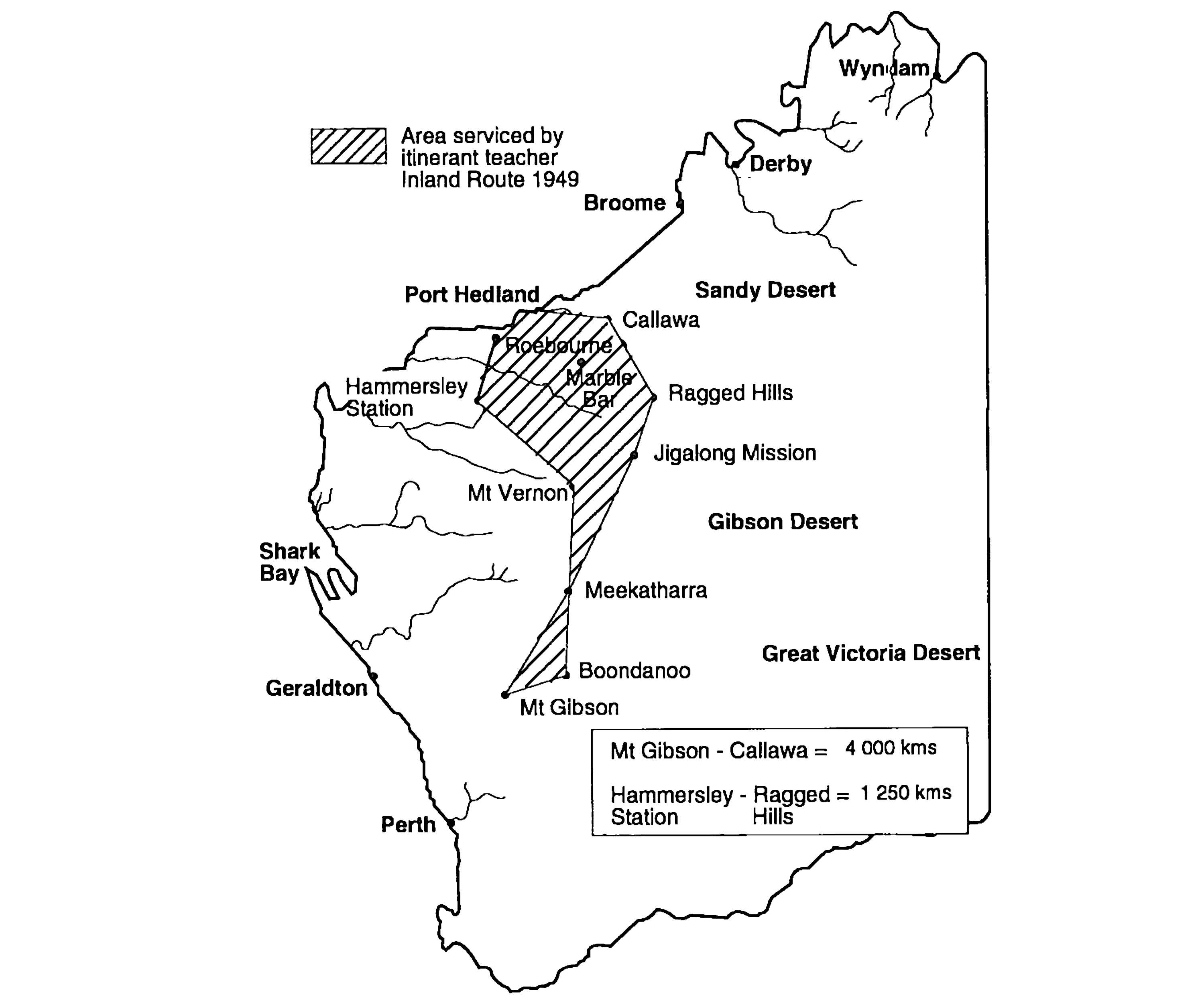 Inland route 1949